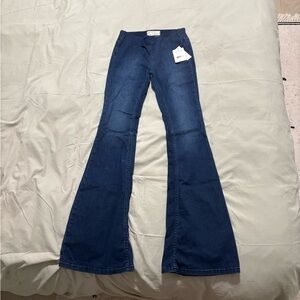 Free People Dark Blue Flare Jeans